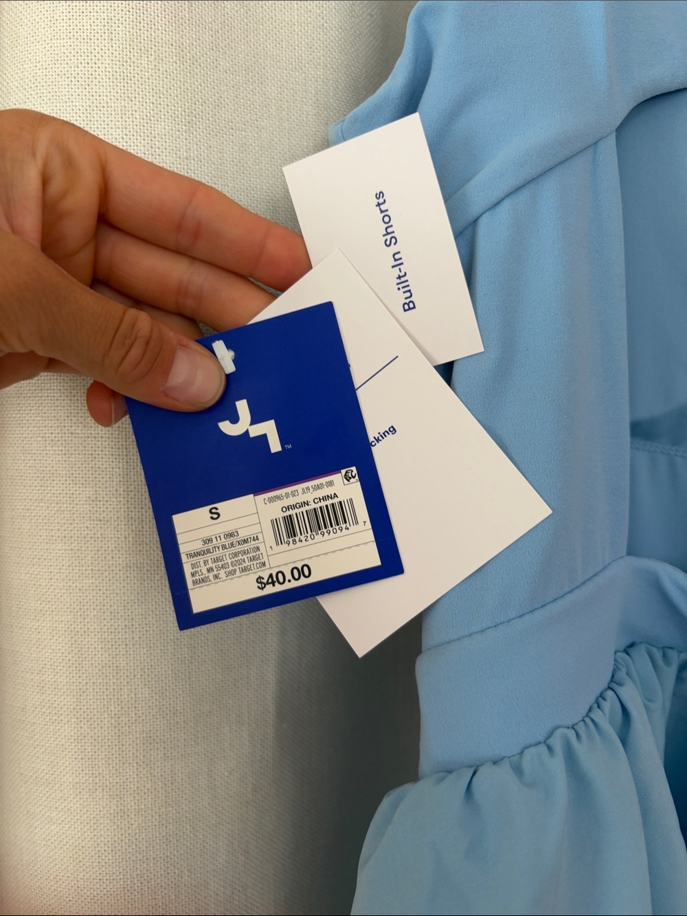 Women’s Blue JoyLab Active Dress - Picture 3 of 3